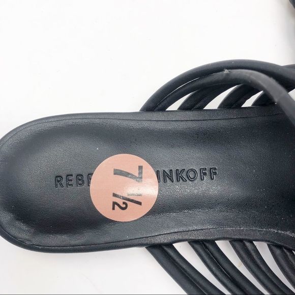 REBECCA MINKOFF | Maelynn Slides Black Strappy Sandals NEW Women’s Size 7.5 - Picture 10 of 12